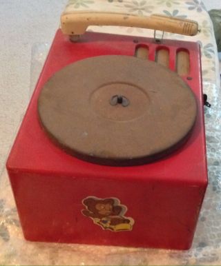 Vintage 1940s Televox JUNIOR JUKE BOX 78 RPM Child ' s RECORD PLAYER 4
