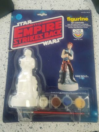 Rare Vintage Star Wars The Empire Strikes Back Solo Craft Master Figurine