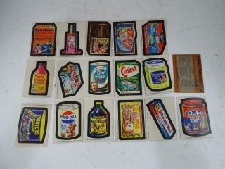 Vintage 10th Series Wacky Packages Pack Topps Chewing Gum Trading Cards Stickers