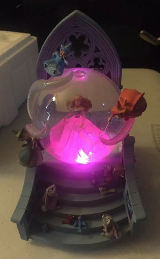 Disney Store - Sleeping Beauty - Musical Light Up Snowglobe w/Box 3