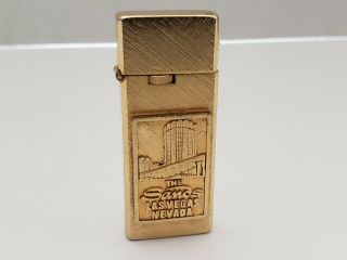 Vintage Lighter The Sands Casino Hotel Las Vegas Nev Gold Plated