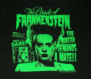 The Bride Of Frankenstein Movie Poster Bride T - Shirt Unworn
