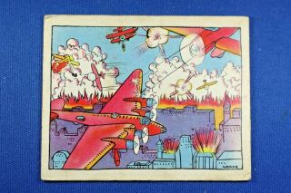 1935 Pulver Picture Card 108 - Bombing Planes -