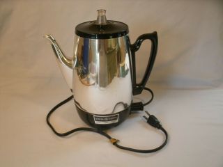 Vtg General Electric Automatic Coffee Maker 373a 8 Cups Percolator