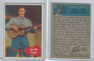 1956 Bubbles Inc,  Elvis Presley,  4 Love Me Tender