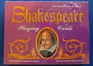 Shakespeare Deluxe Playing Cards (bridge) Still