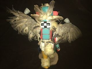 Eagle Dancer Kachina Doll Signed Salvador M.  16 