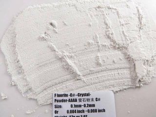 C Natural Fluorite Crystal Gem Stone Rock Specimen Grinding Sand Powder Healing