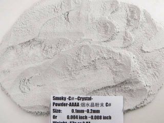 C Natural Tibet Smoky Quartz Crystal Stone Specimen Grinding Sand Powder Healing