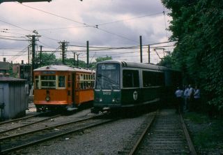 Boston Elevated RY.  5 Restored@1970 ' s - SEE ALL 5 Scans 35MM color slides 2