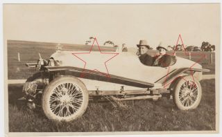 Old Photo Amilcar Cs Roadster South Australia Plates Taken Circa 1925