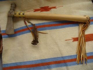 Vintage Native American Indian Tomahawk Pipe