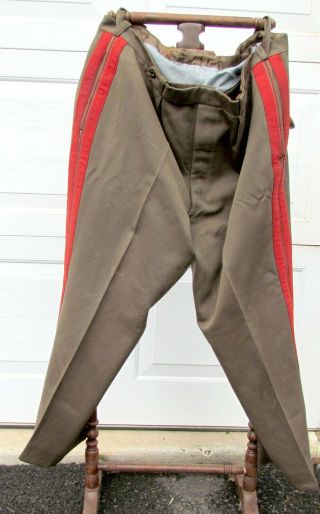 Russian Army General Uniform Pants Breeches Vintage 1970s Soviet