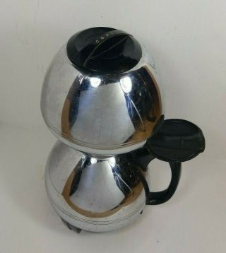 Vintage Cory Chrome 1950s Vacuum Seal Percolator Or Prop Or Decor