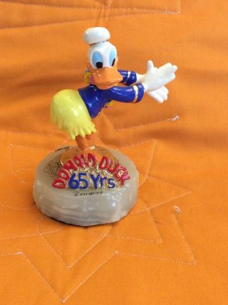 Signed,  Numbered LE Ron Lee Disney’s Donald Duck Doing The Hula For His 65th BD 2
