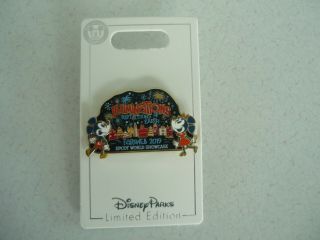 Epcot Illuminations Farewell Disney Pin 2019 Le Cast Exclusive On Card