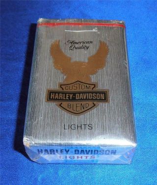 Vintage Harley - Davidson Lights Cigarettes - Memorabilia