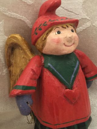 House Of Hatten Angel Christmas Ornament Denise Calla Vintage 1994 5 " H Of H