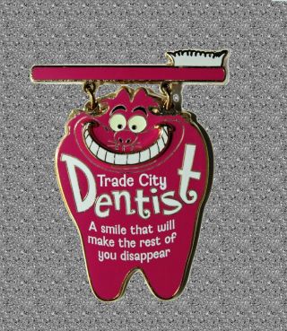 Trade City Usa Event Pin Cheshire Cat - Dentist Office - Disney Pin Le 250