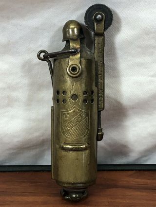 Old House Attic Find Vintage 1930’s 1940’s Wwii Bowers Brass Cigarette Lighter