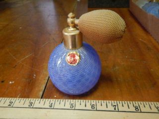 Vintage Murano Glass Atomizer Perfume Bottle,  Atomizer