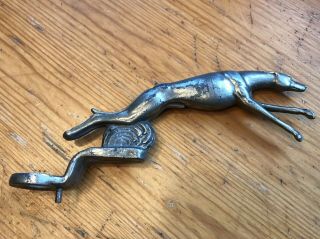 Early Ford Greyhound Chrome Hood Ornament 1930’s Street Rat Rod - Rare