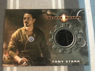 Iron Man Movie Costume Card Tony Stark