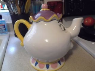 Disney Mrs Potts Teapot Cookie Jar By Treasure Craft - Beauty and the Beast Movie 3