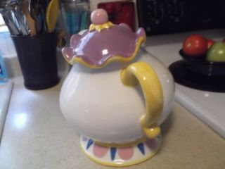 Disney Mrs Potts Teapot Cookie Jar By Treasure Craft - Beauty and the Beast Movie 4