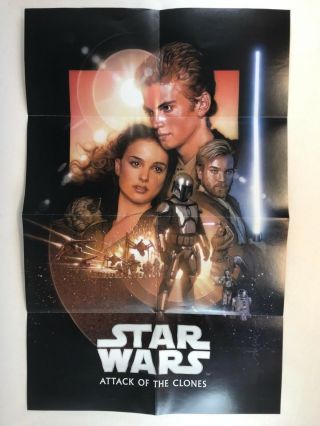 Star Wars Day 2015: General Mills Promo Poster Attack Of The Clones 11x17