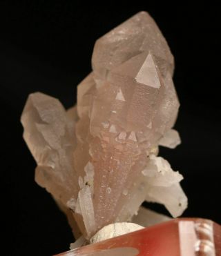 6.  9g pink crystal cluster mineral specimens 3