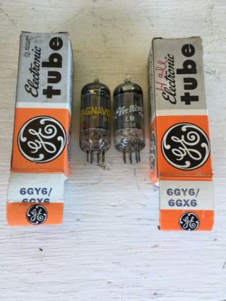 Two Ge 6gy6/6gx6 Nos Tubes