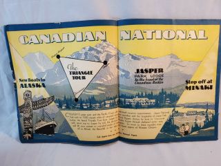 Folder A 54 1930 Canadian National Railways Timetable Schedule No Res