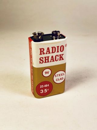 Vintage Radio Shack 9 Volt Transistor Radio Battery Japan