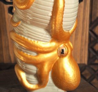 Munktiki Tiki Mug By Tattiki - Gold Octopus - Priority Shiped