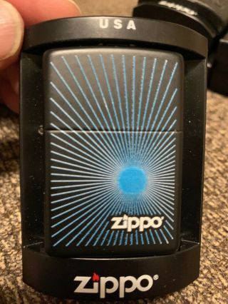 Zippo Lighter Starburst Blue