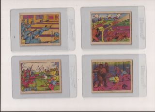 Pulver Pictures - 1930s.  4 Cards.  Very Good