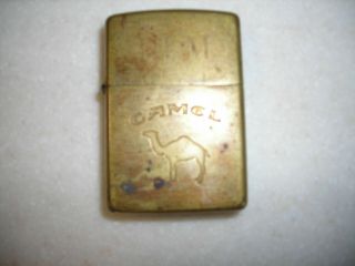 Vintage Zippo 1932 - 1992 Standing Camel Brass Cigarette Lighter