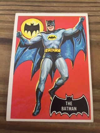 Vintage 1966 Batman Trading Card “the Batman” Card 1