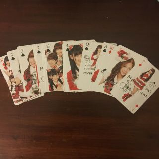 AKB48 Official Playing Cards Christmas X ' mas Set Trump Cards with Autographs 3