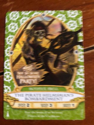 Pirate Helmsman Bombardment Disney Card Nsshp Sorcerers Of Mk Halloween