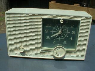 Vintage Admiral Tube Radio & Clock