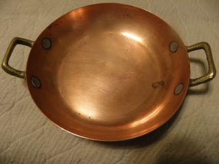 Vintage Copper Au Gratin Pan