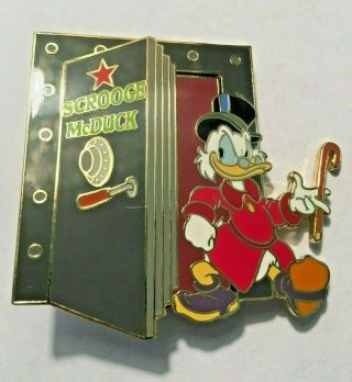 Scrooge Mcduck Dressing Room Door Money Vault Disney Pin Le 500 30447