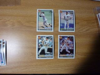 (4) Diff.  1991 Topps Desert Shield Ny Yankees Baseball Cards Nm/mt