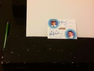 Non Sports Jag Double Autograph Collectable Trading Card