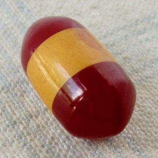 7/8 " Carved Cookie Bakelite Button