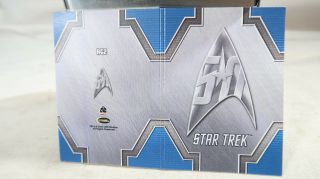Star Trek Rittenhouse Relic Card 50th Anniversary RC2 Spock 2