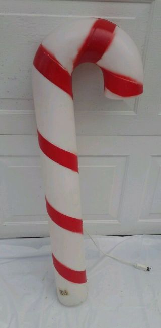 Vintage Empire Christmas 39 " Lighted Blow Mold Candy Cane Yard Decor