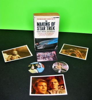 The Making Of Star Trek By Whitfield & Roddenberry 1973 Pb,  Plus Kodak Pictures